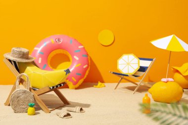 Yaz havası, yaz tatili ve yaz tatili.