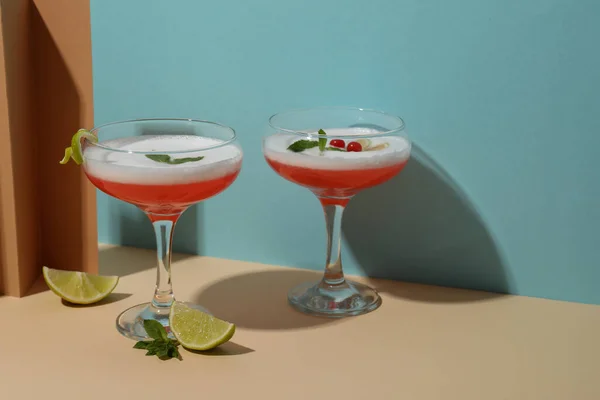 Konzept Des Köstlichen Cocktails Leckerer Kosmopolitischer Cocktail — Stockfoto