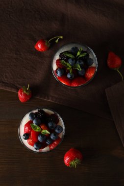 Lezzetli ve tatlı - Panna Cotta, en güzel manzara