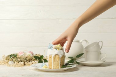 Concept of Easter, spring holy holiday concept