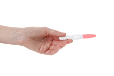 Hamilelik ve annelik kavramı, beyaz arka planda izole edilmiş.