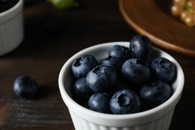 Concept of fresh food, berries, close up