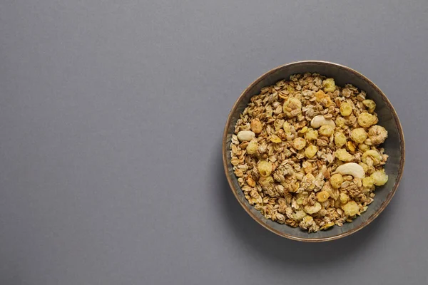 stock image Photo of uncooked food for breakfast - muesli