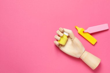 Concept of drawing and art, space for text