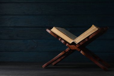 Concept of Muslim holy month Ramadan Kareem, space for text