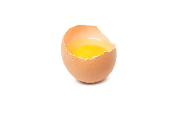 Ingredient Making Breakfast Egg Isolated White Background — Stock Photo, Image
