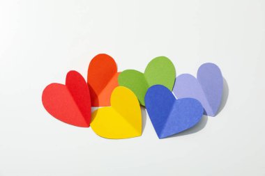 Gurur ve LGBTQ topluluk konsepti için kompozisyon