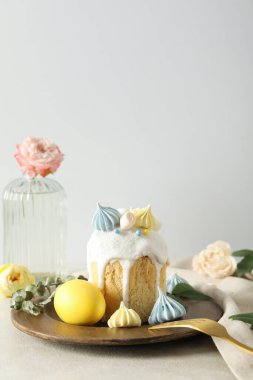 Concept of Easter, spring holy holiday concept, space for text