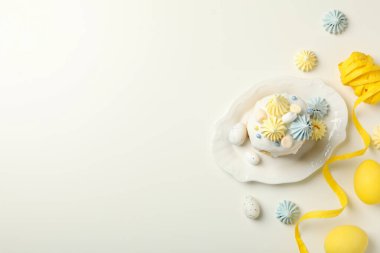 Concept of Easter, spring holy holiday concept, space for text