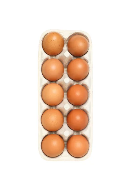 Склад Приготування Сніданку Яйця Ізольовані Білому Тлі — стокове фото