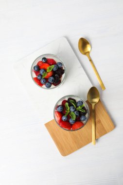Lezzetli ve tatlı - Panna Cotta, en güzel manzara