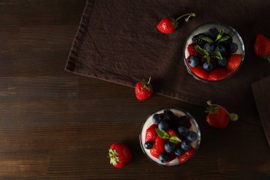 Lezzetli tatlı - Panna Cotta, metin için yer