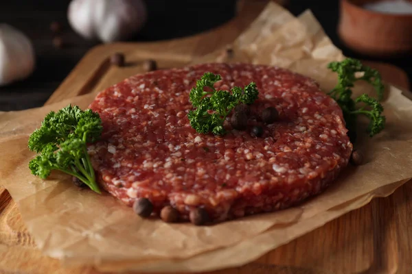 Ingrediënt Voor Het Koken Van Gegrild Vlees Gemalen Vlees — Stockfoto