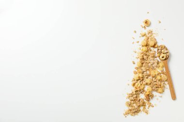 Kahvaltıda pişmemiş yemek fotoğrafı - Müsli.