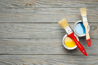 Sanat ve onarım için araçlar - boya, metin için alan
