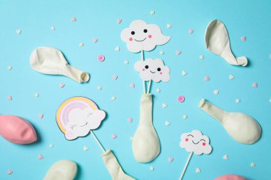 Concept of party and celebration, accessories for party