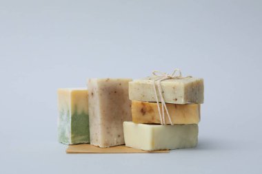 Sabun - spa, güzellik prosedürleri ve cilt bakımı konsepti, metin için alan