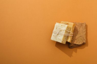 Sabun - spa, güzellik prosedürleri ve cilt bakımı konsepti, metin için alan