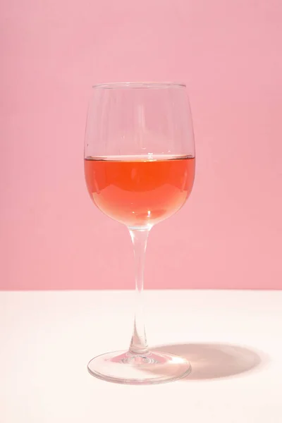 Szklanka Wina Pyszny Napój Alkoholowy Szklance — Zdjęcie stockowe