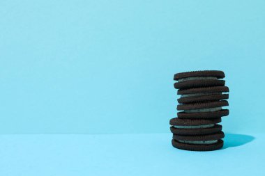 16.02.2022 - Odessa, Ukraine: Concept of tasty cookie with Oreo