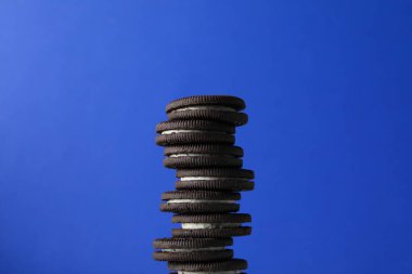 16.02.2022 - Odessa, Ukraine: Concept of tasty cookie with Oreo