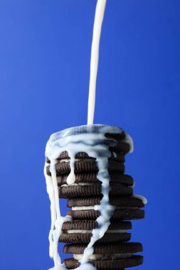 16.02.2022 - Odessa, Ukraine: Concept of tasty cookie with Oreo