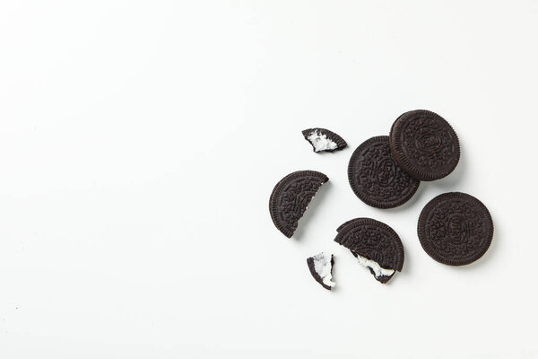 16.02.2022 - Одесса, Украина: Концепция вкусного печенья с Oreo