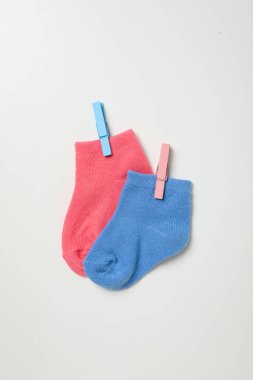 Concept of pregnancy and maternity, top view