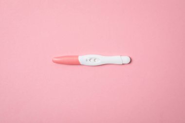 Concept of pregnancy and maternity, top view