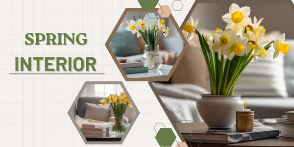 Image Spring Interior Concept Season Interior — Stock Photo, Image