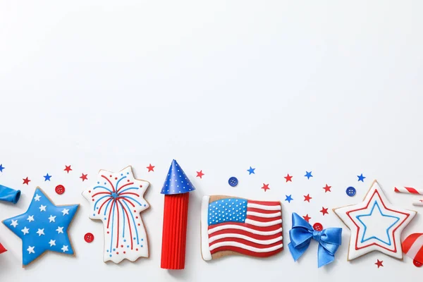 stock image Composition for 4 july, Independence Day of USA, space for text