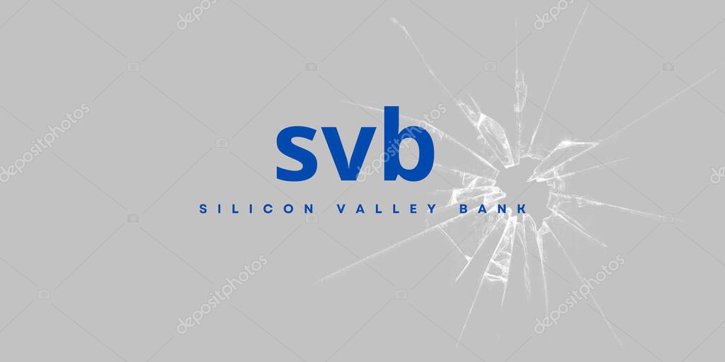 30.03.23 - Odessa, Ukraine: Image for concept of Silicon valley Bank