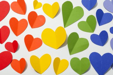 Gurur ve LGBTQ topluluk konsepti için kompozisyon