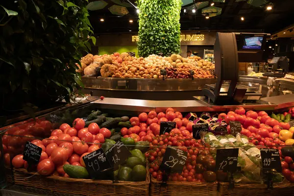 stock image Photo of vegetables in supermarket, photo for your advertising