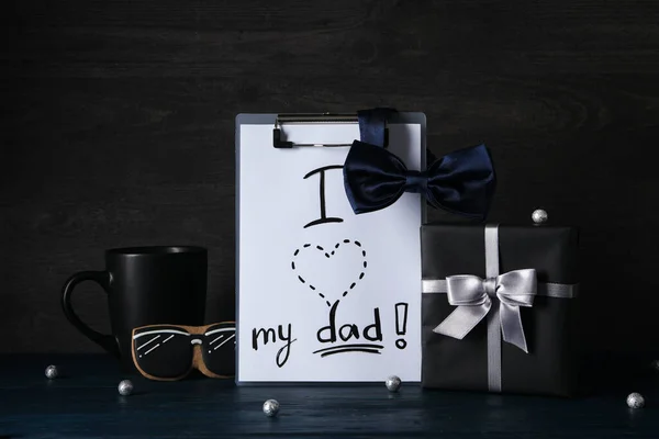 Happy Father Day Composition Father Day —  Fotos de Stock