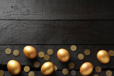 Zenginlik ve emeklilik kavramı - altın yumurtalar