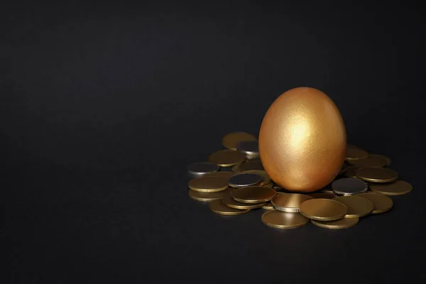 stock image Concept of wealth and retirement - golden eggs