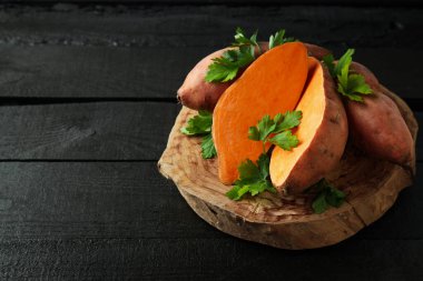 Sebze kavramı, tatlı patates, yazı için yer.