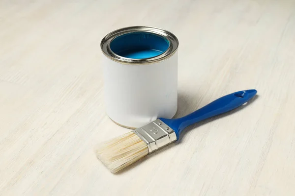 Werkzeuge Für Kunst Und Reparatur Farbe Farbe Der Dose — Stockfoto