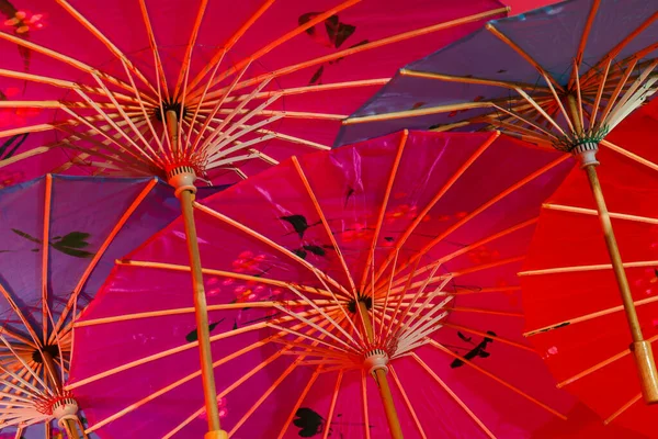 Традиционные Японские Зонтики Традиционные Японские Аксессуары — стоковое фото