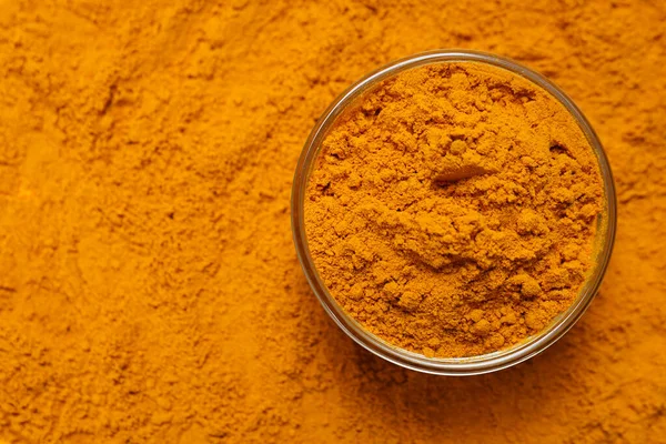 Duftendes Gewürz Kurkuma Einer Der Hauptbestandteile Indischen Curry — Stockfoto