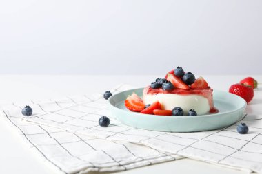 Lezzetli tatlı - Panna Cotta, metin için yer