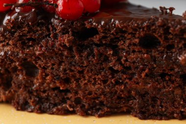 Lezzetli tatlı - Çikolatalı pasta, lezzetli tatlı konsepti