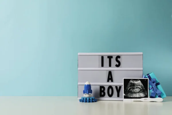 Sammansättning För Att Vänta Ett Babykoncept Utrymme För Text — Stockfoto