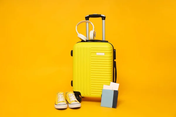 Travel Vacation Holidays Composition Suitcase — Stock Photo, Image