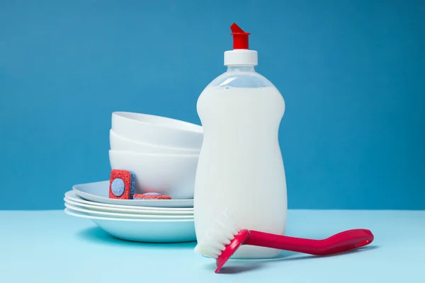 Миючий Засіб Аксесуари Миття Очищення Посуду — стокове фото