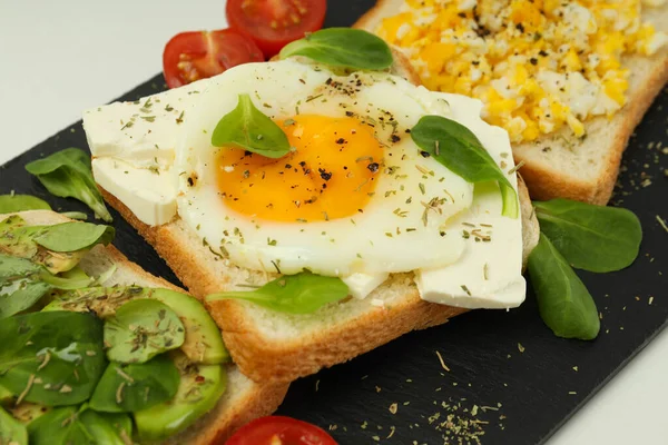 Concept Tasty Breakfast Morning Meal Close — Stock Photo, Image
