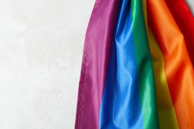 Gurur ve LGBTQ topluluğu için kompozisyon, metin için boşluk