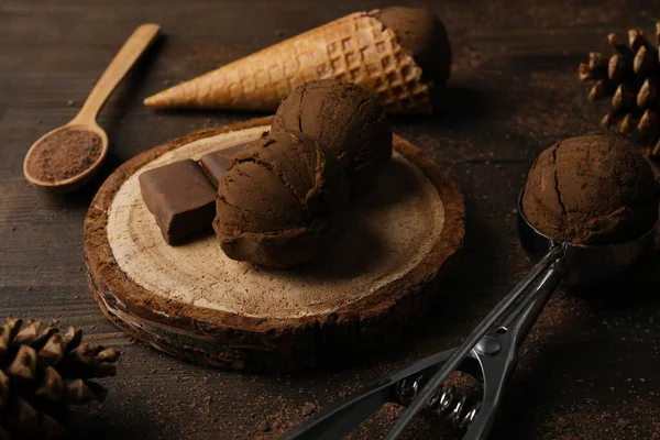 stock image Concept of delicious sweet food, ice cream