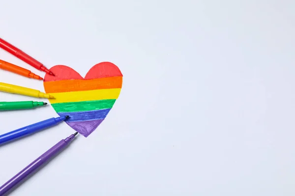 Composition Pride Lgbtq Community Space Text — Stock Photo, Image